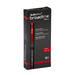 Scrikss Broadline Jel Kalem Kırmızı 1.0 mm