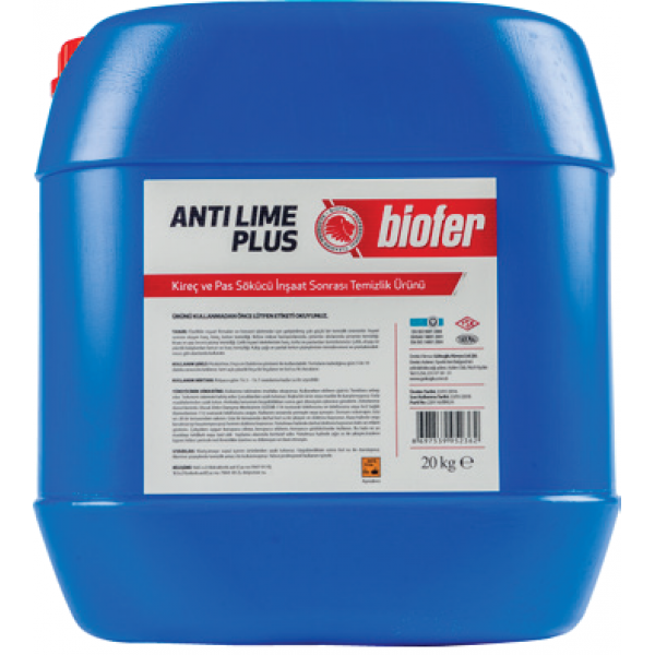 Biofer 20 Lt Anti Lime Plus Kireç Ve Pas Sökücü