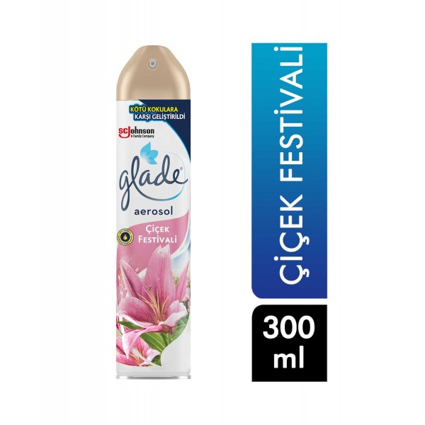 Glade Aerosol Oda Parfümü Çiçek Festivali 300 Ml	