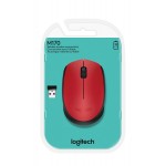 Logitech M171 Kablosuz Mouse Kırmızı