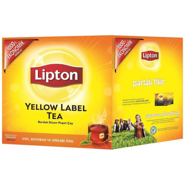 Lipton Yellow Label Bardak Poşet 2 Gr x 1000 Adet