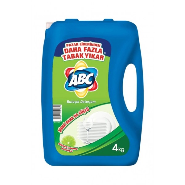 ABC Bulaşık Deterjanı Misket Limon 4 Lt
