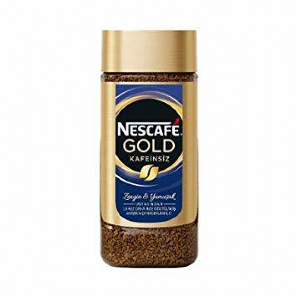 Nescafe Gold Kafeinsiz (Decaf) Hazır Kahve Kavanoz 100 G