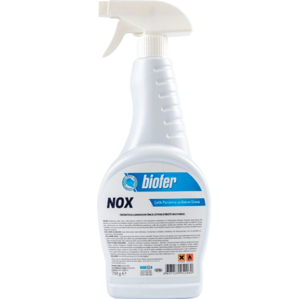 Biofer 750 Ml Nox Çelik Parlatıcı