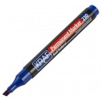 Kraf Permanent Marker Kesik Uçlu Kalem Mavi