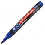 Kraf Permanent Marker Yuvarlak Uçlu Kalem Mavi