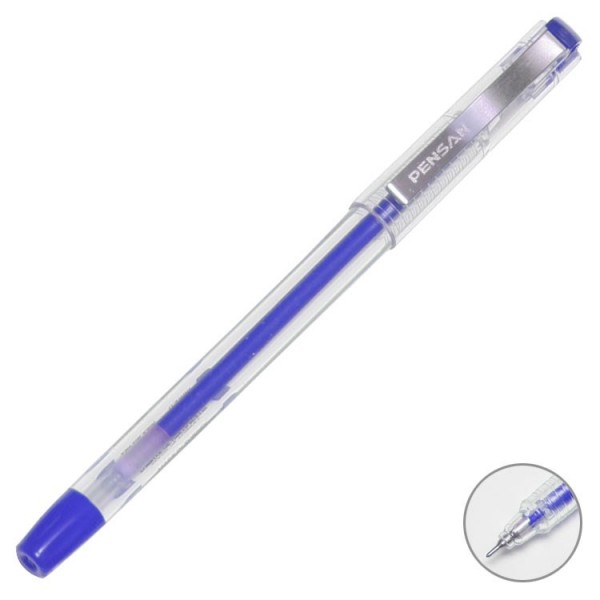 Pensan 6405 My-Kıng Mavi 0.5 Metal Klipsli Jel Kalem