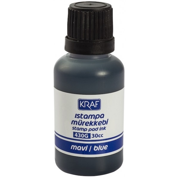 Kraf Istampa Mürekkebi 30CC Mavi 430G