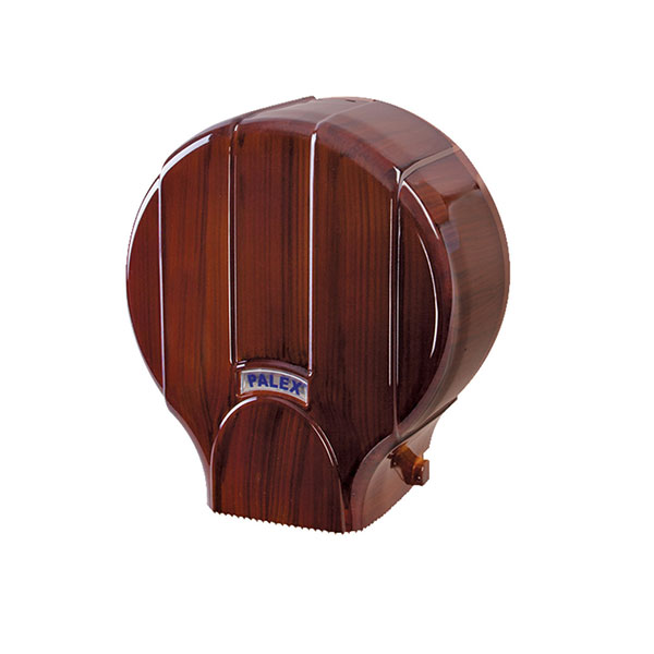 Palex Standart Jumbo Dıştan Çekmeli Tuvalet Kağıdı Dispenseri - Ahşap Görünümlü