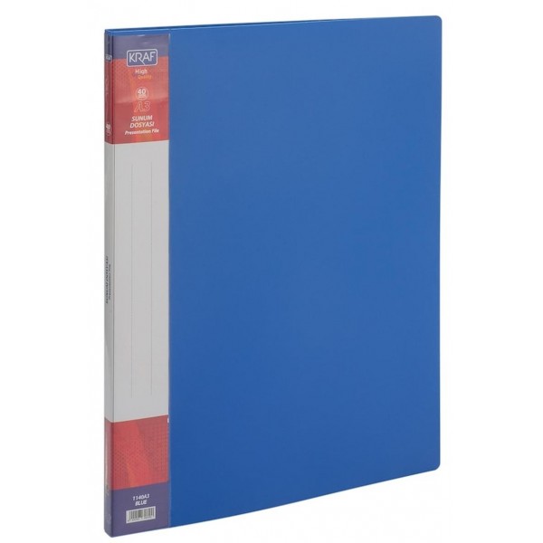 Kraf Sunum Dosyası Mavi 100'lü