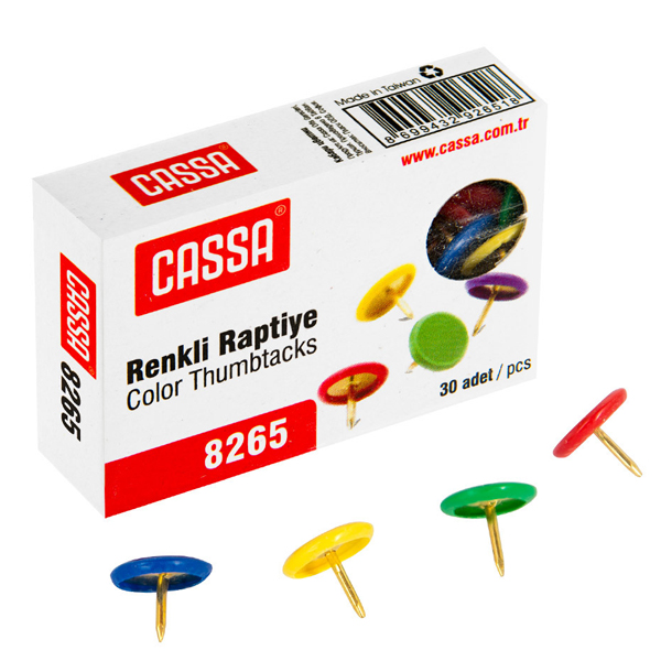 Cassa Raptiye Pvc Kaplı Karışık Renkli