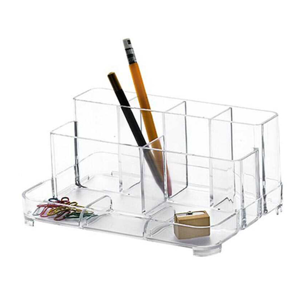 Cassa Çok Gözlü Kalemlik Şeffaf