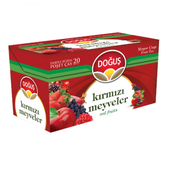 Doğuş Bardak Poşet Çay Kırmızı Meyveler 2 G X 20 Adet