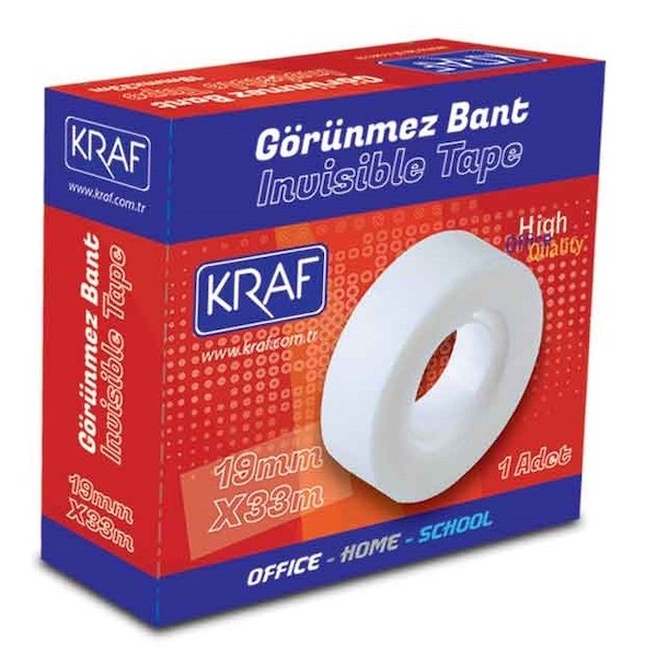 Kraf Görünmez Bant 19mm X 33m