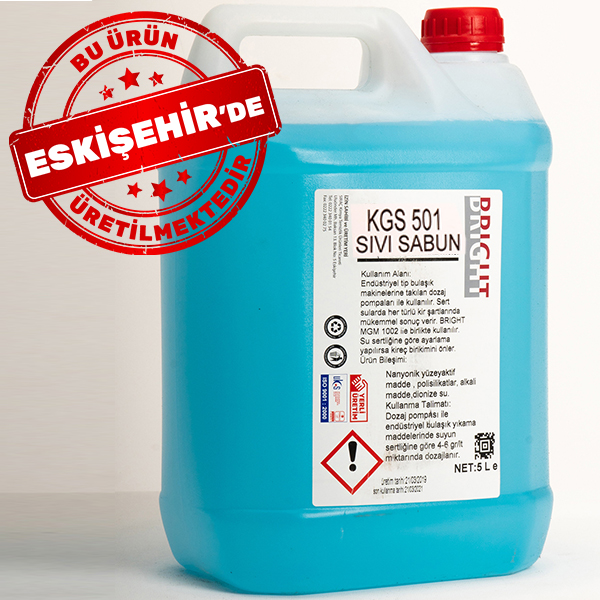 Bright Sıvı El Sabunu Mavi 5 L