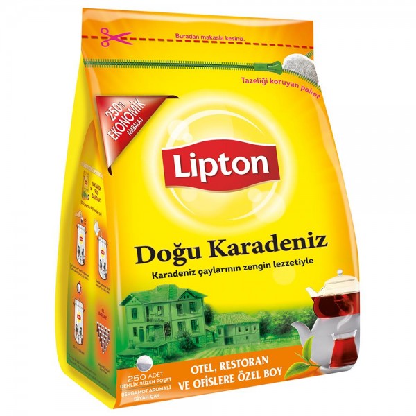 Lipton Doğu Karadeniz Demlik Poşet Çay Bergamotlu 3.2 G X 250 Adet