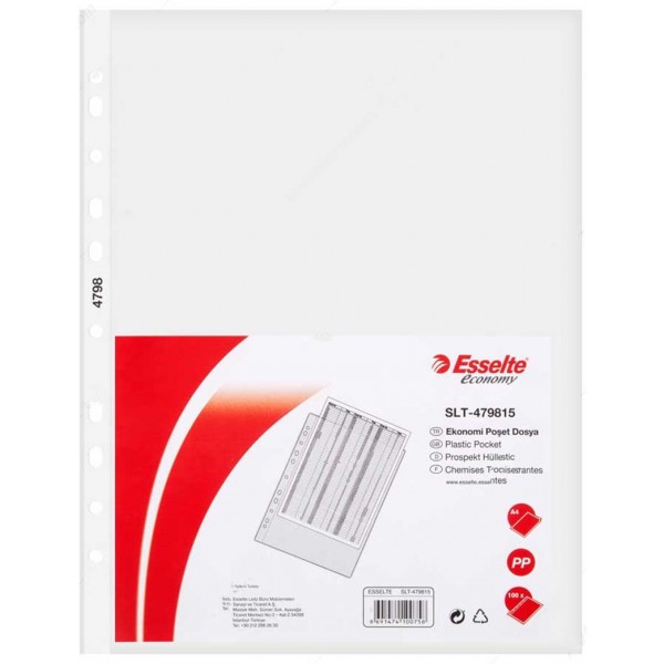 Esselte  Eco A4 Poşet Dosya - 100'lü Paket