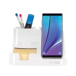Mas 6617 Kablosuz Akıllı Telefon Şarjlı Masaüstü Organizer Beyaz