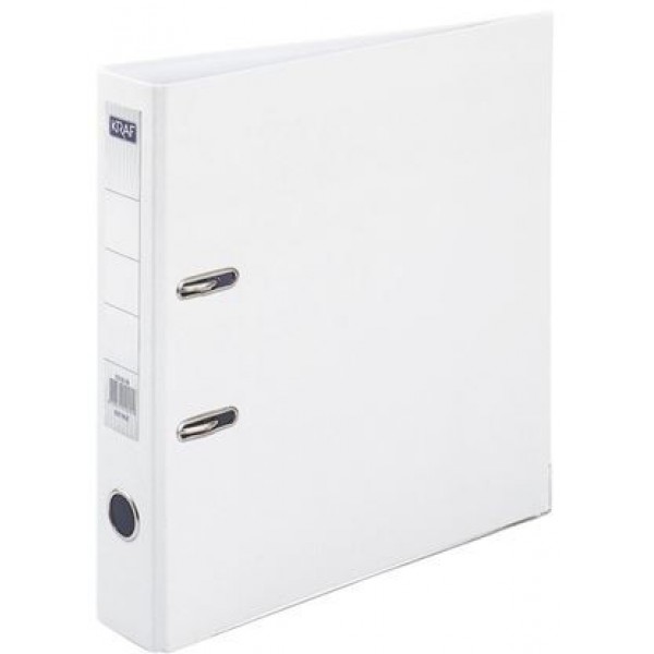 Kraf Plastik Klasör Dar - Beyaz
