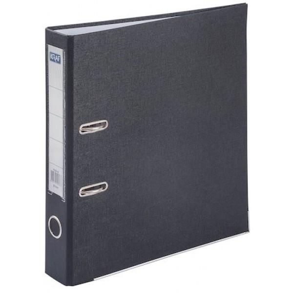 Kraf Plastik Klasör Dar - Siyah