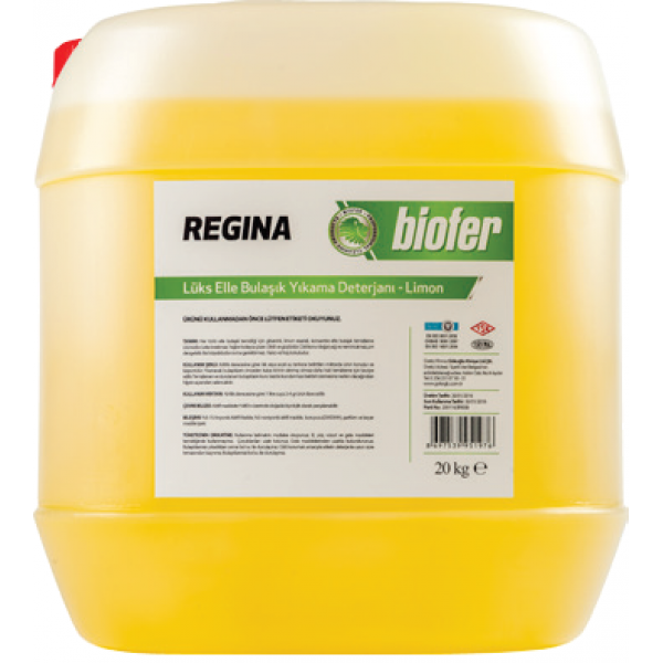 Biofer 20 Lt Regina Bulaşık Deterjanı Elde Yıkama