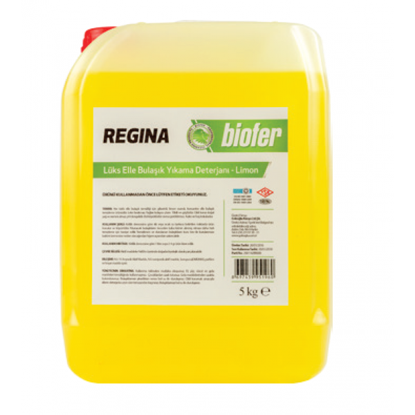 Biofer 5 Lt Regina Lüks Bulaşık  Deterjanı Elde Yıkama