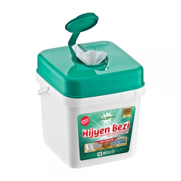 Rulopak Hijyen Etkili Temizlik Bezi 400'lü
